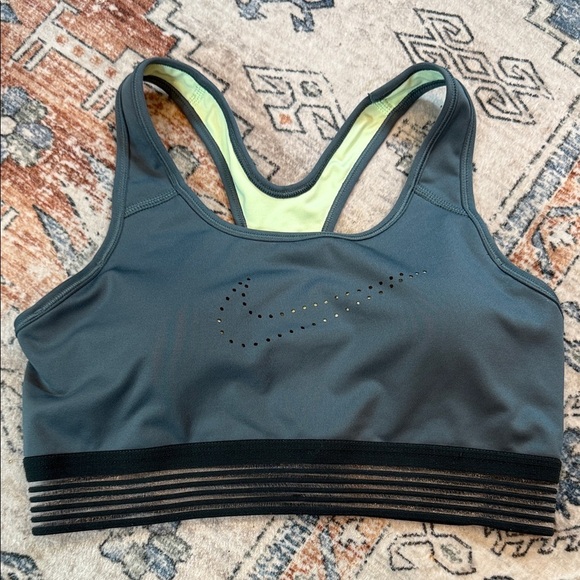 Nike Other - Nike Women's Charcoal and Black Sports Bra size Large